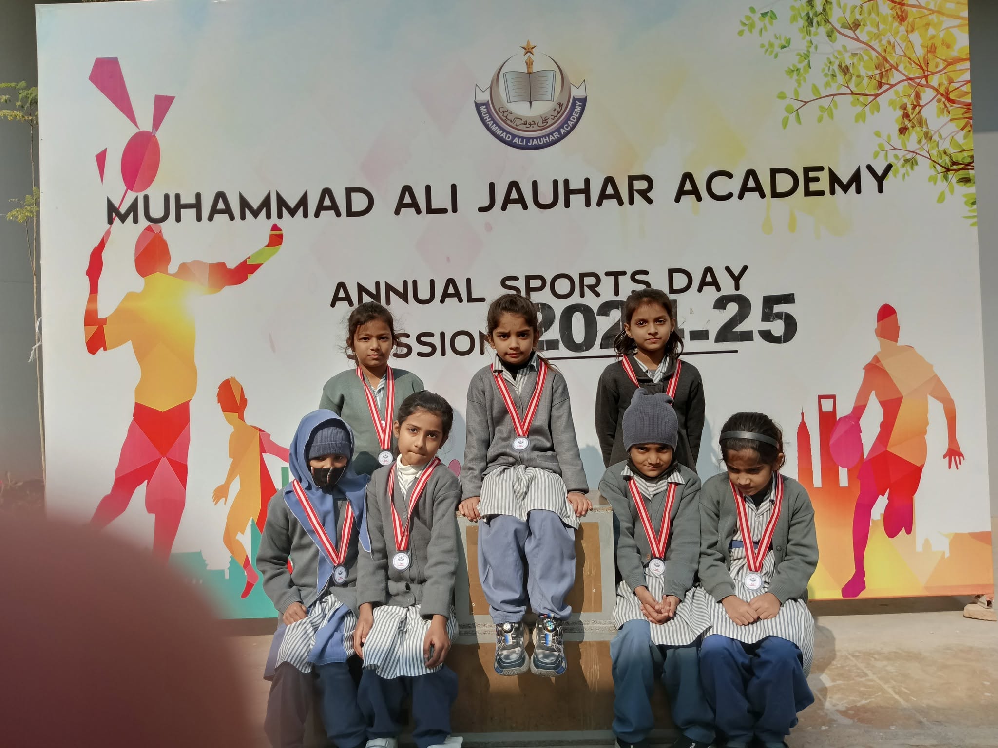Students participating confidently in a school activity
