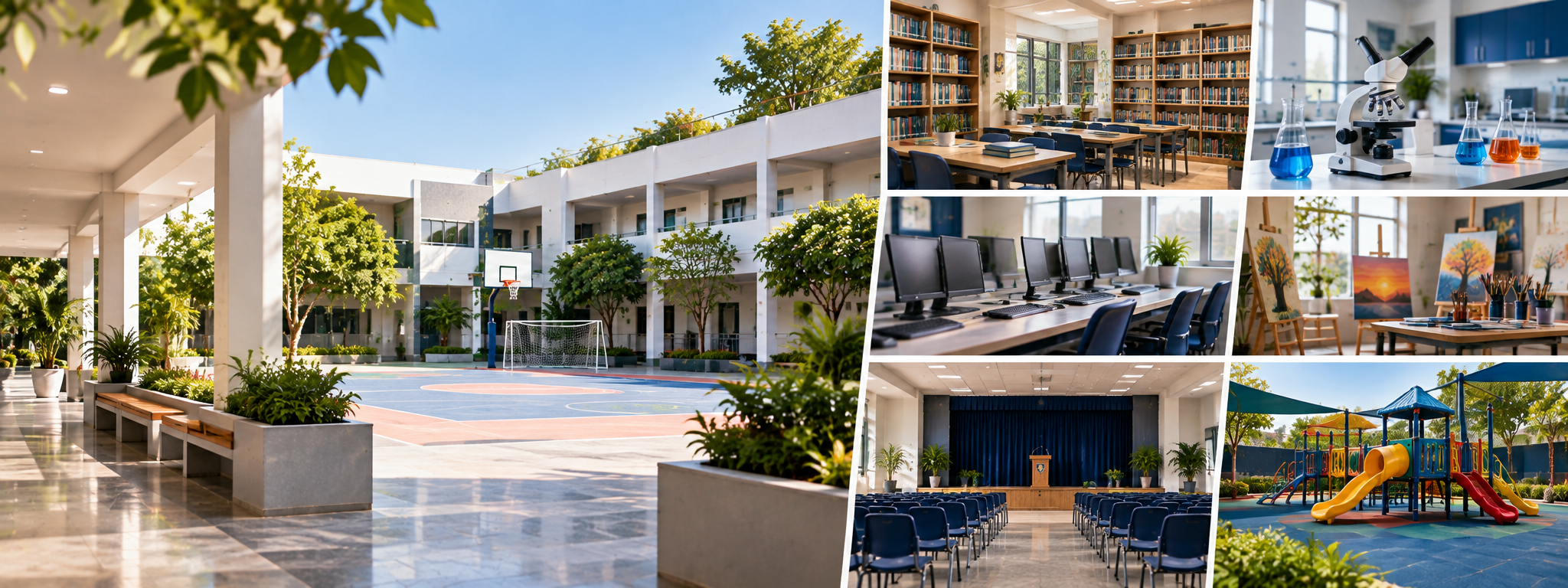Learning spaces at Muhammad Ali Jauhar Academy